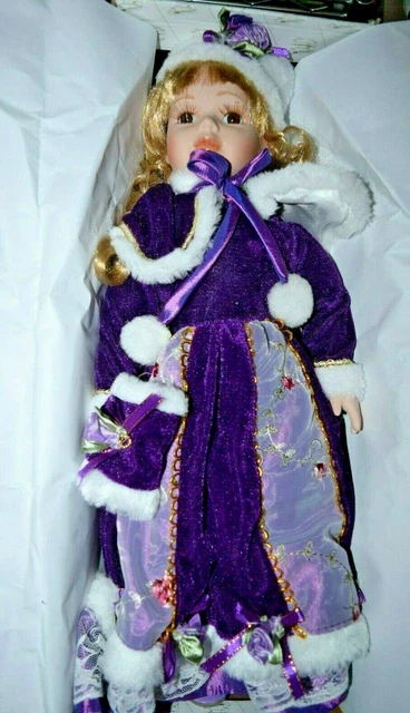 Rare Heritage Signature Collection Alexandra Porcelain Doll #40533 IOB, COA,...! 3