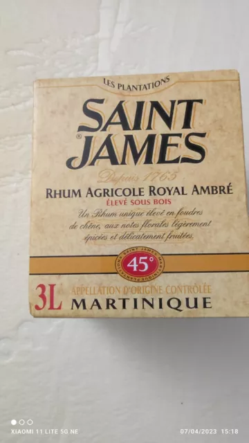 Rhum Saint James - VO - 3 ans - Rhum vieux - CUBI - Martinique