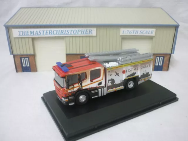 Oxford Diecast Commercial 1:76 Humberside Fire And Rescue Pump Ladder 76SFE011