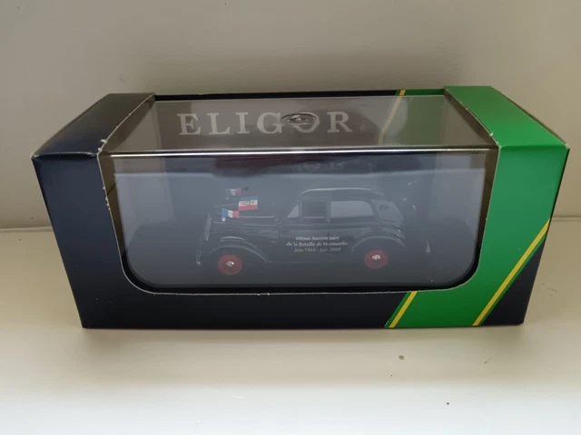 Renault Juvaquatre 1/43 Eligor CEC - Avec Bagages - Miniature Ancienne