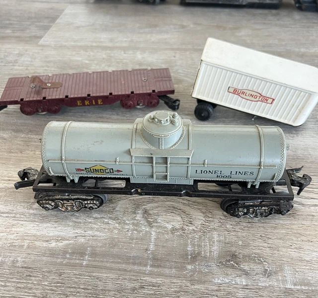 Lionel Lines O Scale 1005 Sunoco Gas Tanker Car Rolling Stock Train car