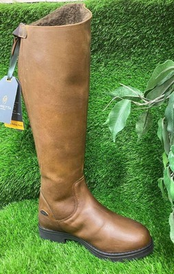 Long Riding Boots 7WCalf Fleece Lined 