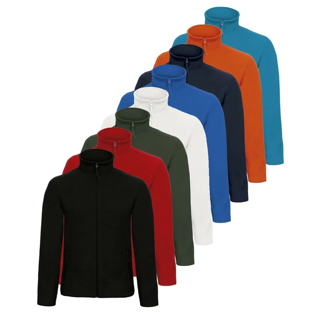 Mens Fleece Jacket Full Zip Outdoor Warm Polar Anti Pill Workwear Heavy Winter 2