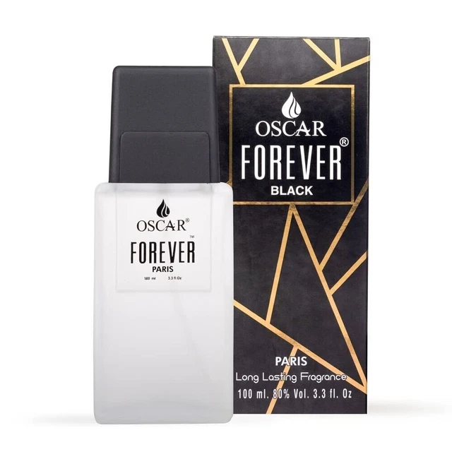 Aceite de perfume concentrado negro Oscar Paris para mujer - larga duración - 100 ml