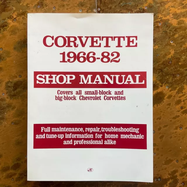 Chevrolet Coevette 1966-82 Shop Manual Mint Condition