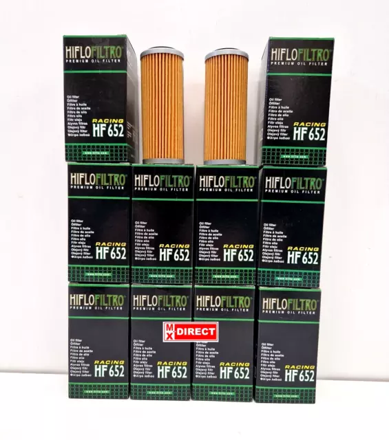 HUSQVARNA OIL FILTER x10 PACK HI FLO HF652 OIL FILTERS HUSQVARNA FE450 2017