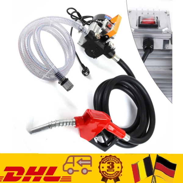 Pompa diesel industriale 230 V pompa olio combustibile bio autoadescante pompa olio 60 L/min 550 W