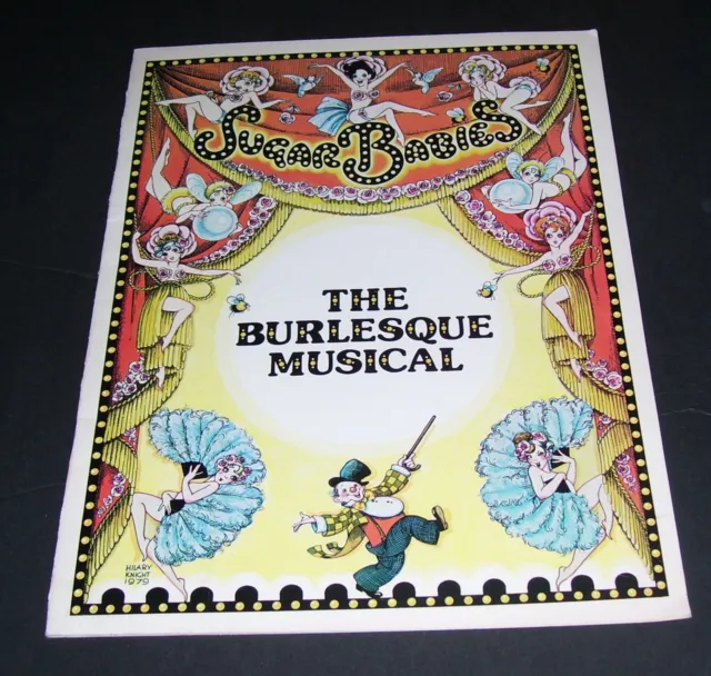 Vintage Sugar Babies Burlesque Theatre Program 1979 Mickey Rooney Ann Miller
