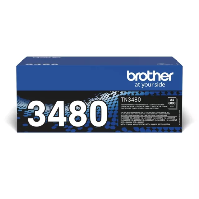 Brother TN-3480 hohe Kapazität Tonerkartusche - Schwarz (TN3480)