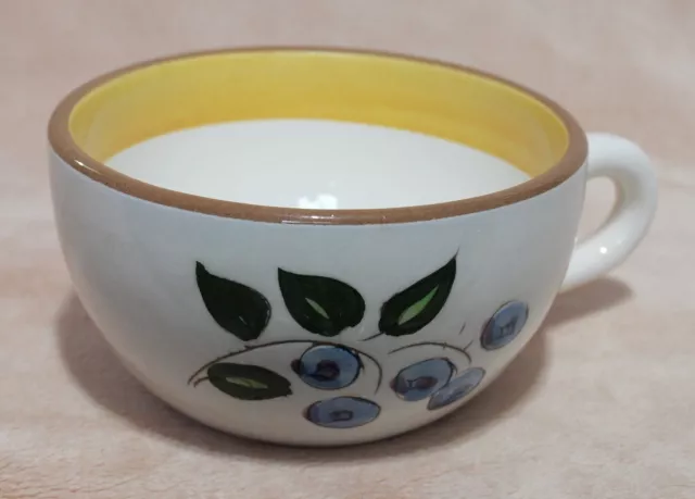 Vintage STANGL Pottery BLUEBERRY Tea/Coffee Cup Mug Teacup ☕️