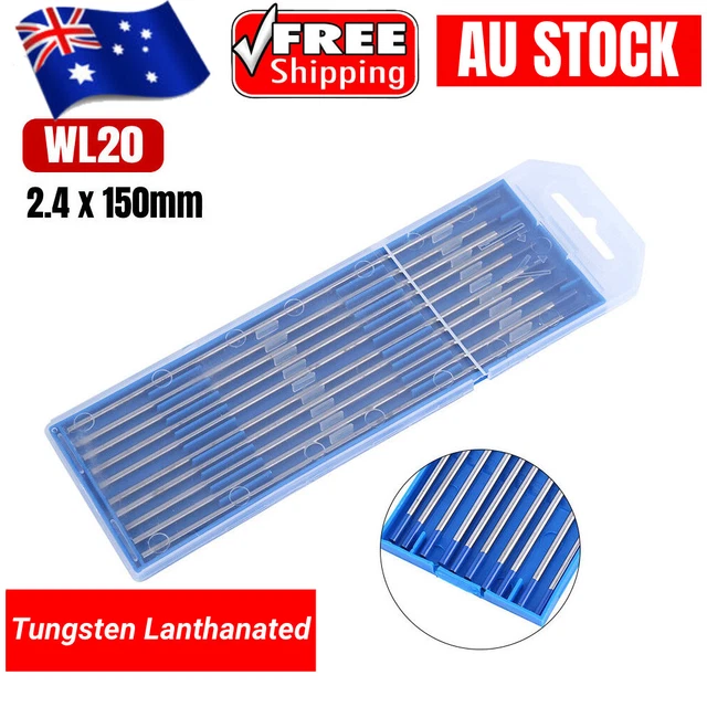 Lot De 10 électrodes De Tungstène Pour Soudage TIG 2,0% De