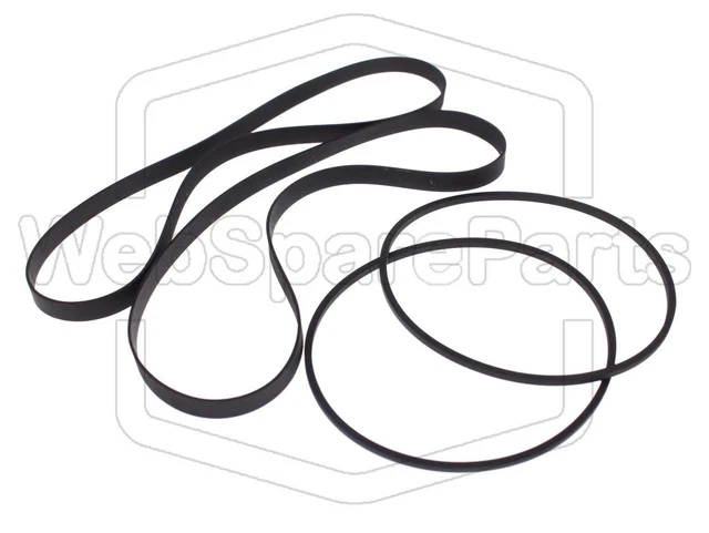 50 Courroies Cassette Universelles DHWEKU - 4.5 à 18.5cm Pour Réparation Enregistreurs