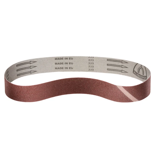 Lot De 30 Bandes Abrasives Klingspor Tissu, 50 X 1020 Mm - Grain Mélangé, Neuves, Pour Ponceuse à Bande