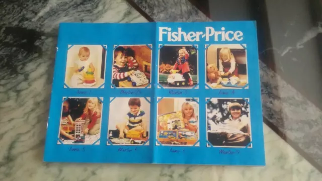 ANCIEN VINTAGE Catalogue Fascicule de jouets Fisher Price  Années 1980  -  NEUF