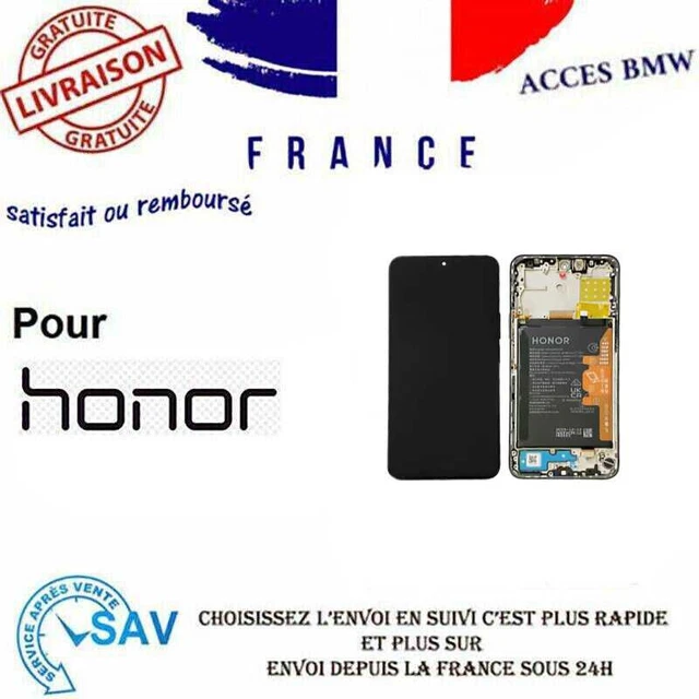 OEM Unité d'affichage + cadre pour Huawei Y5 2019 noir, sans logo