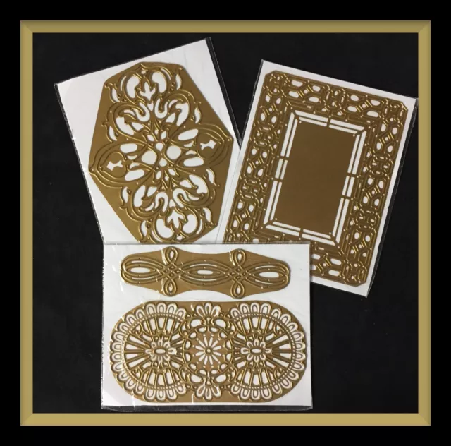 "Anna Griffin FRETWORK ""UNO"" TROQUELES JUEGO COMPLETO de 4 Piezas ***NUEVO***