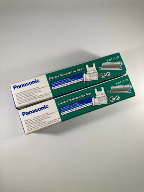 Panasonic - 2 x KX-FA54X Fax Machine Ink Film