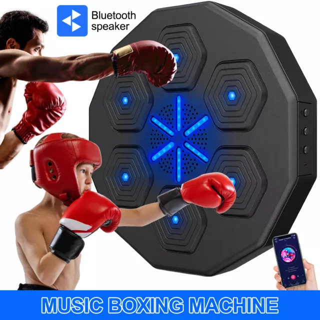 Indoor Boxing Training Target Wall Mount Bluetooth Music React Exercise Machine