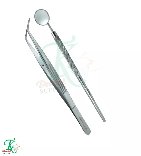 Dentistes Kit Dentaire Bouche Miroir & Manche London College Pincettes Examen CE