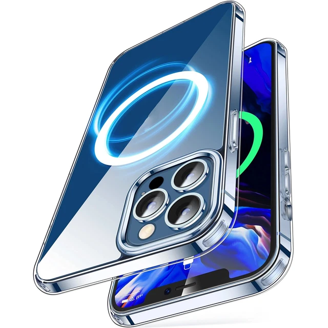 Magnetic Clear Phone Case-MagSafe Cover For Apple iPhone 12 13 14Pro Max Plus UK