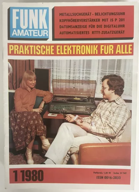 Funk Amateur - Zeitschrift der GST - Jahrgang 1980 - 12 Hefte komplett