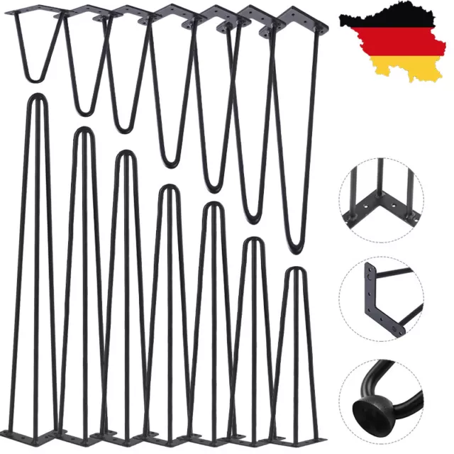 4x Hairpin Legs Hairpins Tischkufen Haarnadelbeine DIY Tischbeine Austauschbare