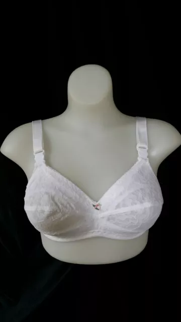 32-54C-J Plus Size Bra Full Coverage Underwire Wide Strap Soft Cup Support  Panel 