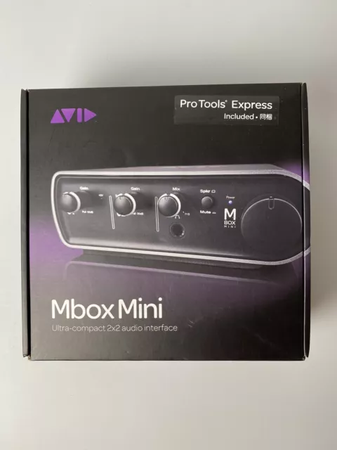 MBOX MINI AUDIO INTERFACE Pro Tools MBox Mini, Interface and USB cable only. MBOX MINI AUDIO INTERFACE Pro Tools MBox Mini, Interface and USB cable only.