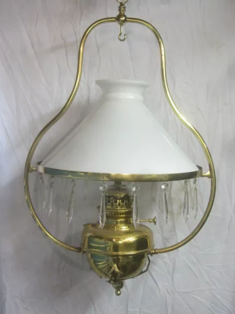 Complete Brass Hanging Lamp