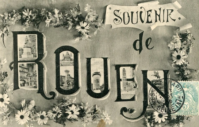 *34920 cpa 76 Souvenir de Rouen