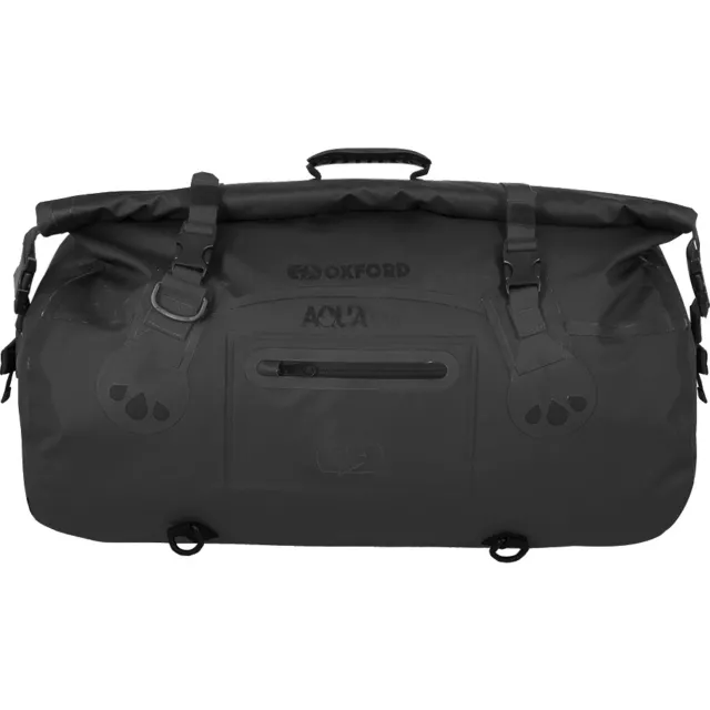 Oxford Aqua T-70 Black Roll Bag 70L Waterproof Motorcycle Motorbike Bike