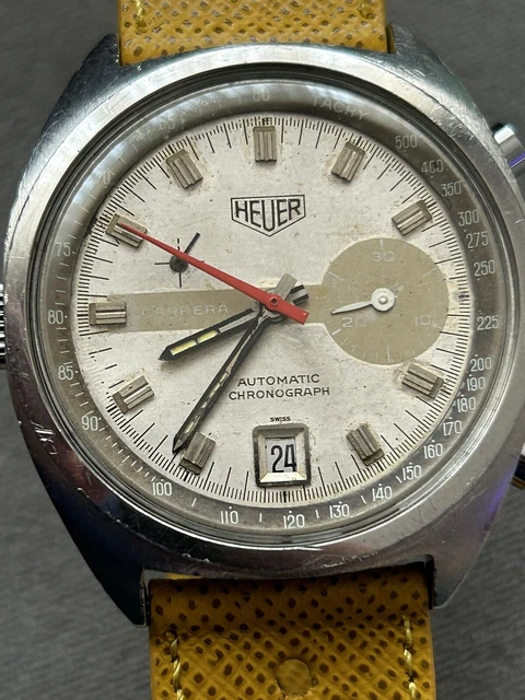 Vintage Heuer Carrera Cal.15 for Fixing or Spare - No Reserve