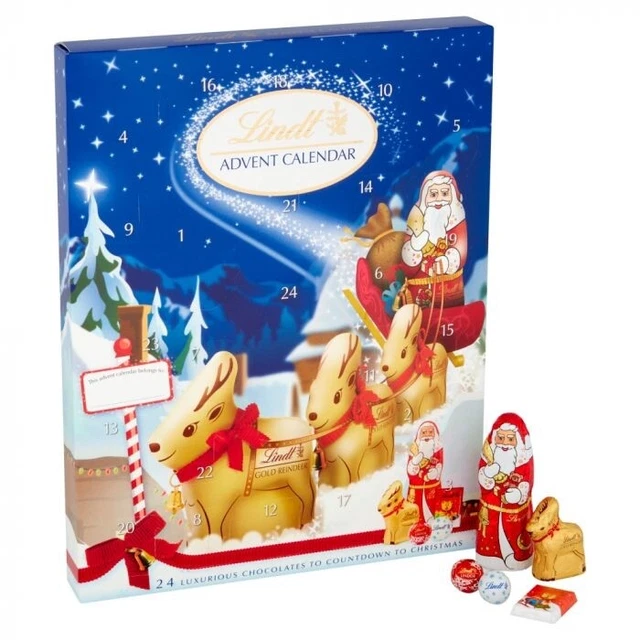 LINDT ADVENT CALENDAR Christmas 2022 Luxurious Countdown to Christmas £