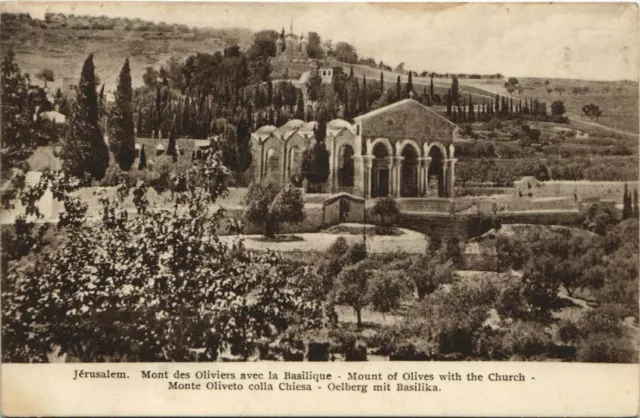 CPA AK Mont des Oliviers avec la Basilique ISRAEL JERUSALEM (752430)