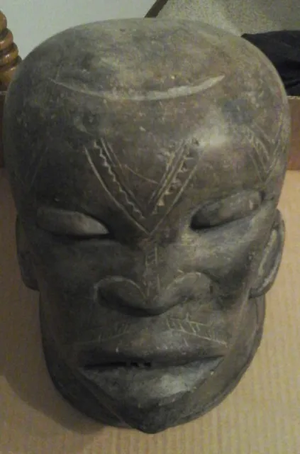 African MAKONDE STYLE HELMET MASK, Tanzania from private collection