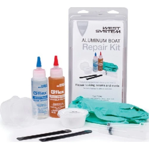 West System G/Flex Epoxy Aluminum Boat Repair
