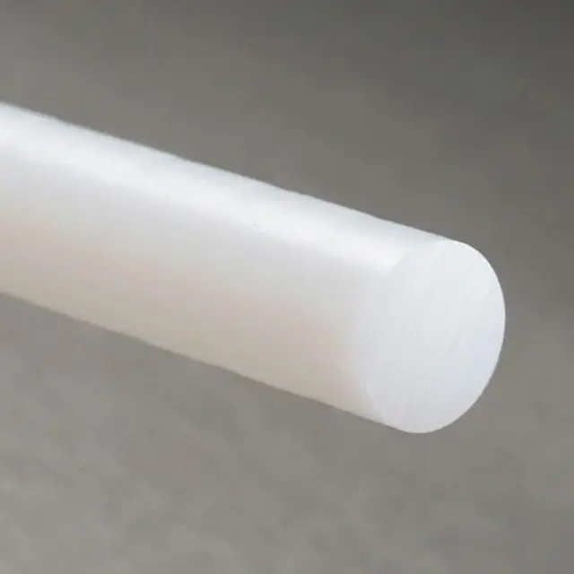Diameter 35mm Length 13 inch UHMW PE Plastic Rod Natural White