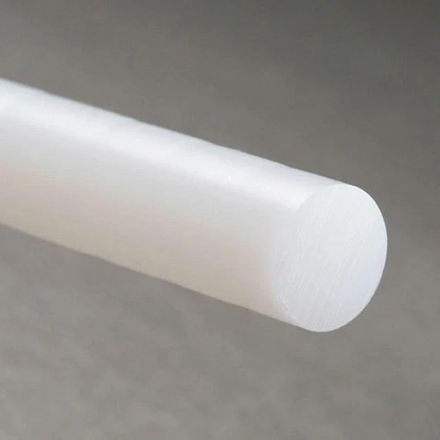 Diameter 35mm Length 13 inch UHMW PE Plastic Rod Natural White