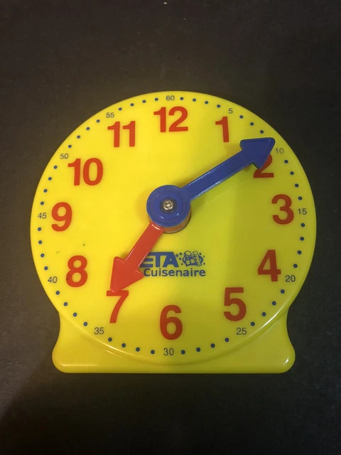 ETA CUISENAIRE HAND2MIND Learning Clock Non Geared 4 Inch Clock Lot of ...