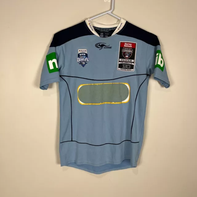 NSW Blues State of Origin Classic 2010 Rugby League Jersey Mens Large L