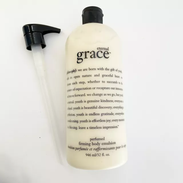 Philosophy Eternal Grace Firming Body Lotion  Emulsion 32 Oz Size  Sealed Pump