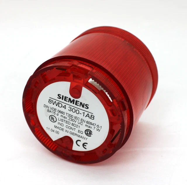 Siemens 8WD4 300-1AB Rouge Pile Lumière 2
