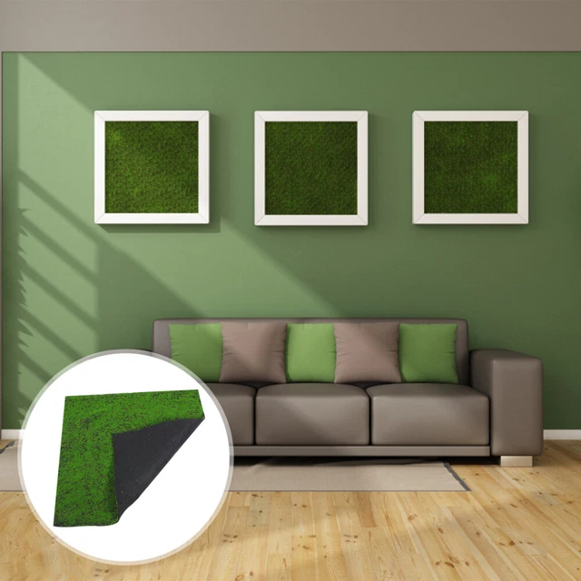 AolKee 200 G De Mousse Artificielle Pour Plantes, Fausse Mousse Pour L'art Et L'artisanat, Fausse Verdure Pour Pots De Plantes D'intérieur, Maison, Cuisine, Jardin (100 G Vert Foncé Naturel + 100 G