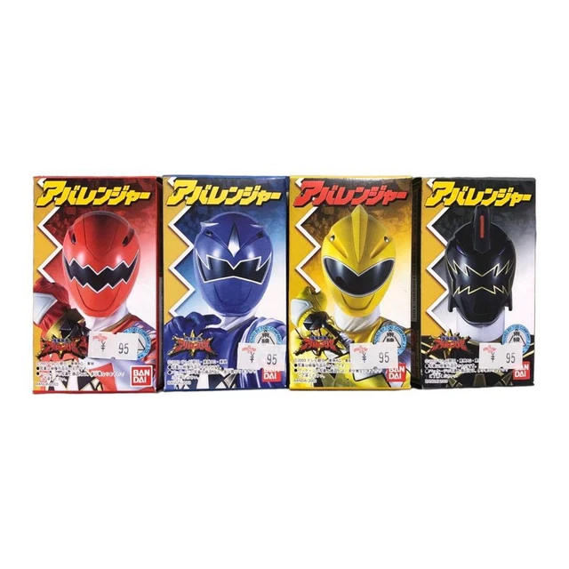 Power Rangers Dino Thunder Abaranger Soft Vinyl Figure 4p set BANDAI Japan w/BOX