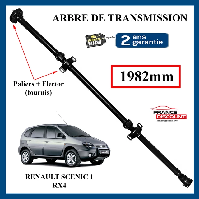 Arbre De Transmission Pour RENAULT KANGOO 4x4 1.6 16V – Réf. OE 8200144401 Etc.