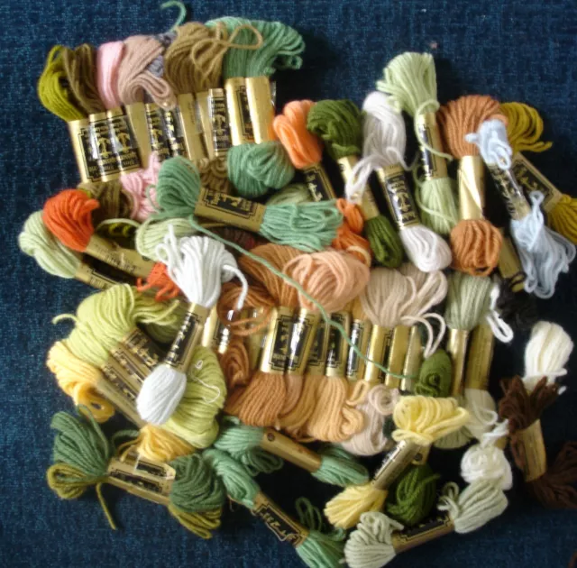 Job Lot 50 Skeins Anchor Tapestry Wools Assorted Colours