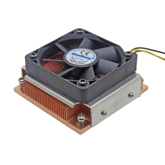 1U SERVER CPU Cooler Copper heatsink cooling fan For Intel PGA988/989 £ ...