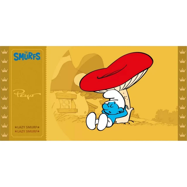 Collectible CK Golden Ticket The Smurfs (Lazy Smurf)