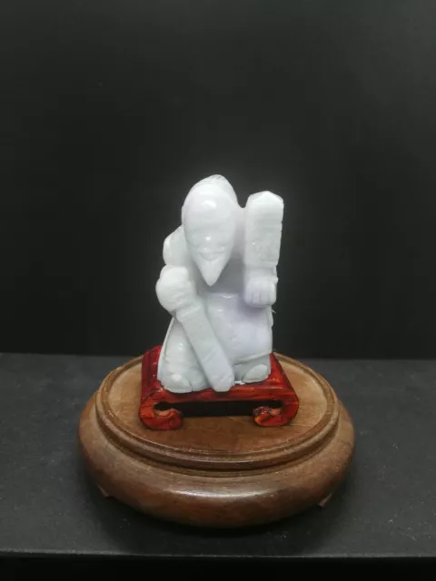 Vintage Chinese Handmade Jade Figure Statue