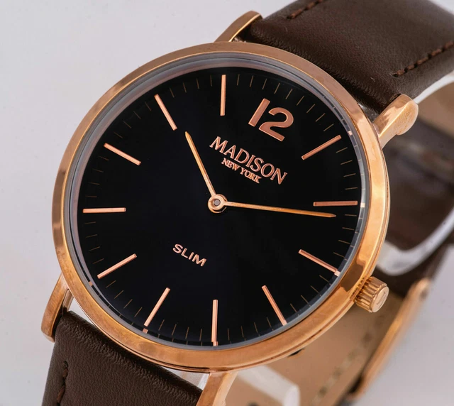 Montre Femme MADISSON New York - Cadran De 3,5 Cm - Fonctionne Avec Pile - Occasion Bon état